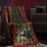Pichwai With Kalamkari Dupatta