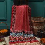 RED IKKAT PATOLA PRINT DUPATTA