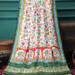 GREEN PICHWAI LOTUS PRINT DUPATTA