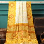 YELLOW & CREAM BANDHANI PRINT DUPATTA