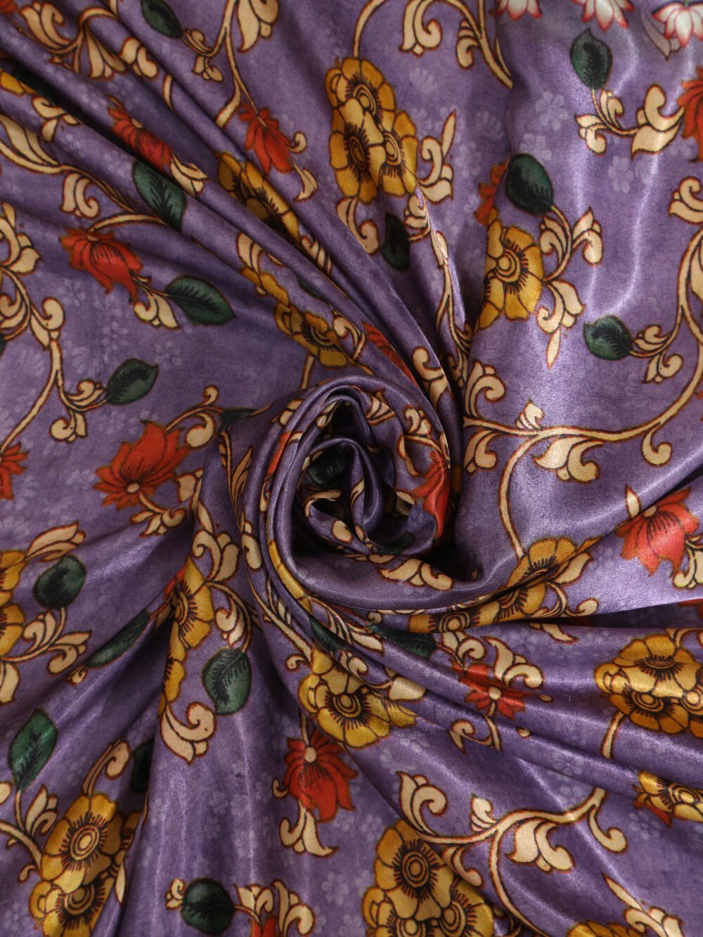 Green Pichwai With Kalamkari Dupatta - Image 8