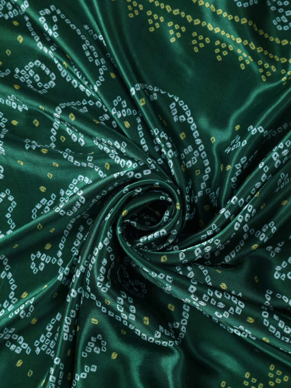 GREEN  BANDHANI PRINT DUPATTA - Image 7