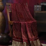 MAROON SURYAMUKHI BANDHANI PRINT DUPATTA