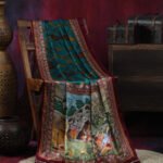 Pichwai With Kalamkari Dupatta