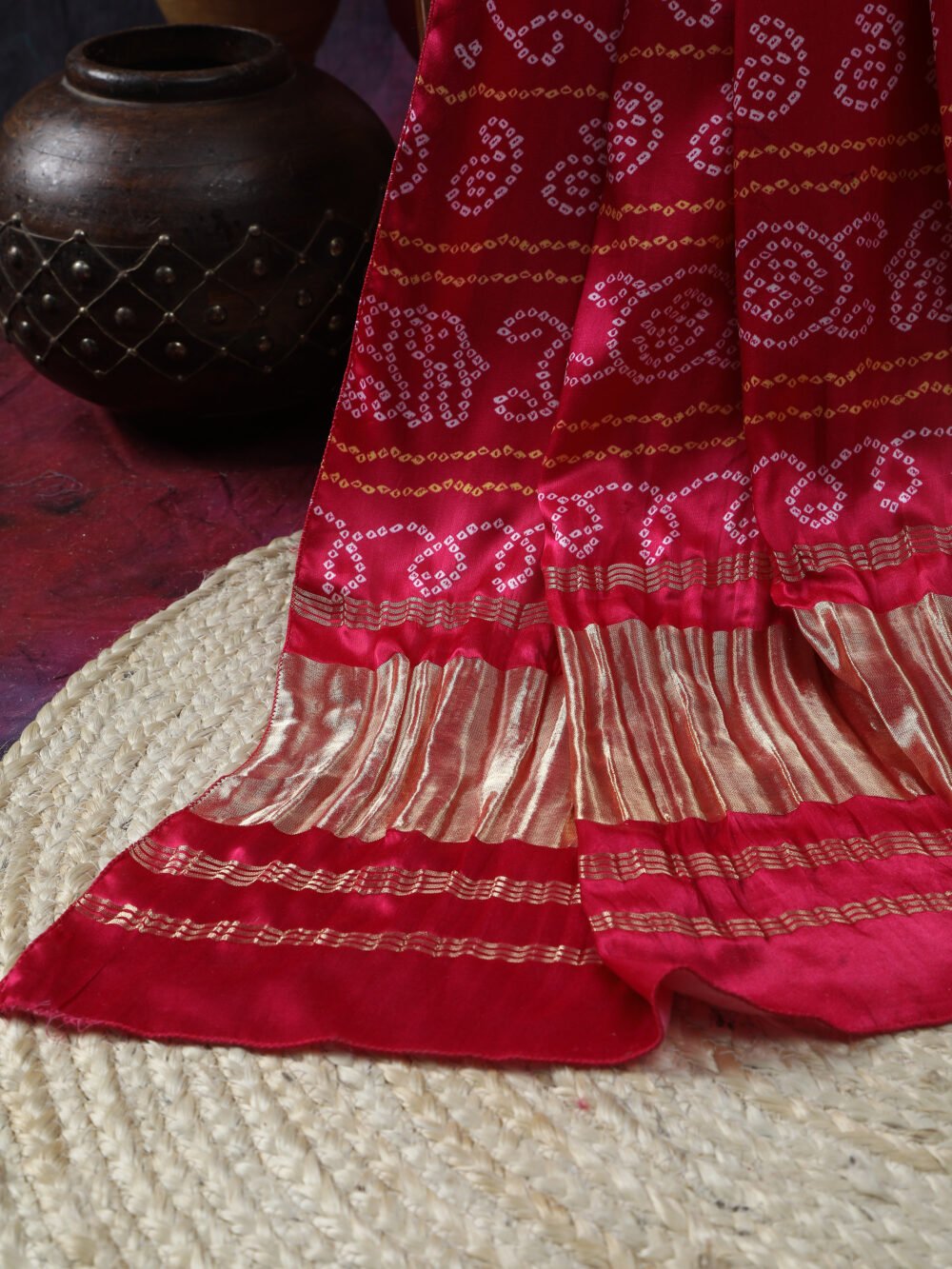 RANI BANDHANI PRINT DUPATTA - Image 8