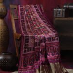 PURPLE MAJANTA PATOLA PRINT DUPATTA IN MODAL SILK