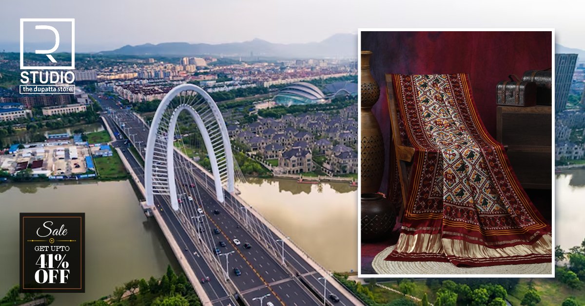 Pure Silk Patola Dupatta Wholesaler / Distributor from Surat