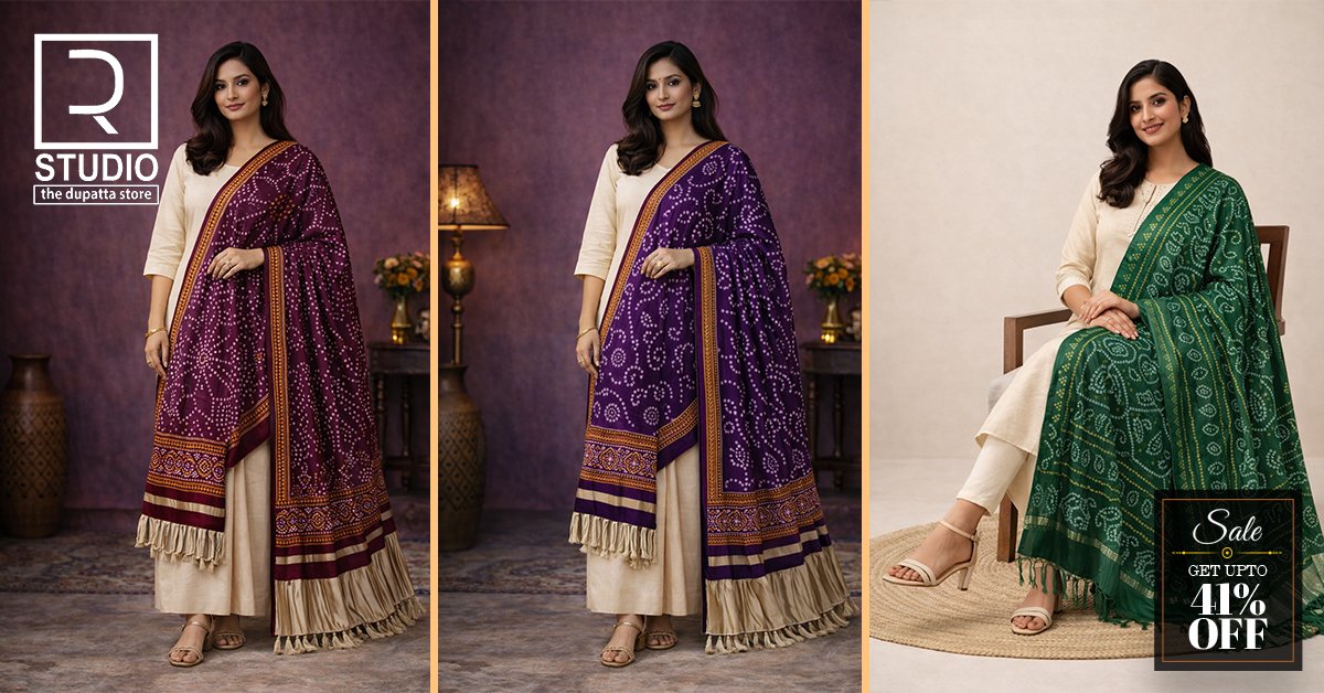 Bulk Multicolor Bandhani Dupatta for Wedding & Mehendi Gifts