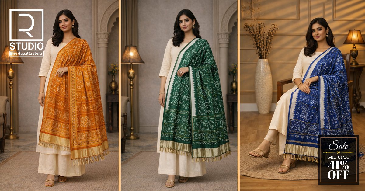 Bandhani Dupatta at Wholesale Price in India